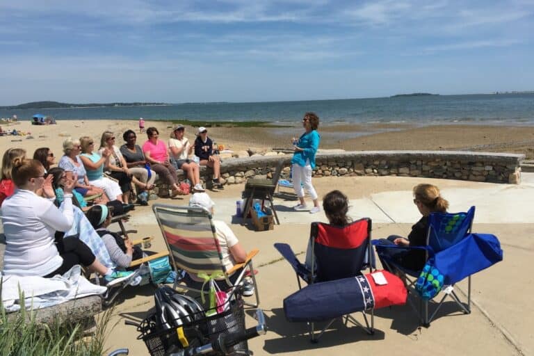 Community wellness event featuring Grace Trail as a tool for connection and emotional resilience